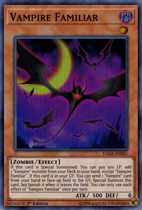 Vampire Familiar [DASA-EN001] Super Rare | North Game Den