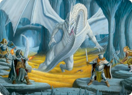 Cave of the Frost Dragon Art Card [Dungeons & Dragons: Adventures in the Forgotten Realms Art Series] | North Game Den