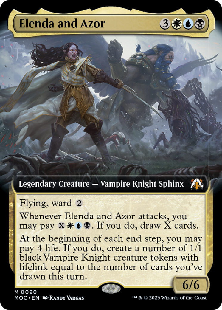 Elenda and Azor (Extended Art) [March of the Machine Commander] | North Game Den