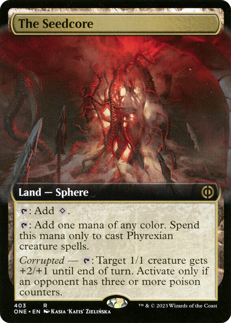 The Seedcore (Extended Art) [Phyrexia: All Will Be One] | North Game Den