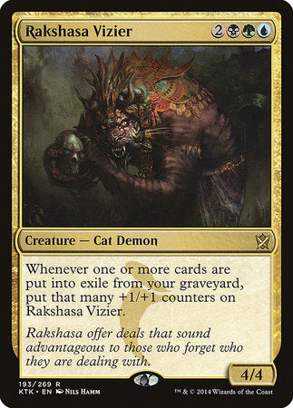 Rakshasa Vizier [Khans of Tarkir] | North Game Den