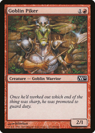 Goblin Piker [Magic 2010] | North Game Den