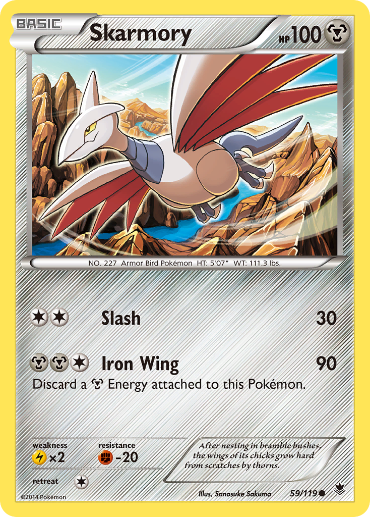 Skarmory (59/119) [XY: Phantom Forces] | North Game Den