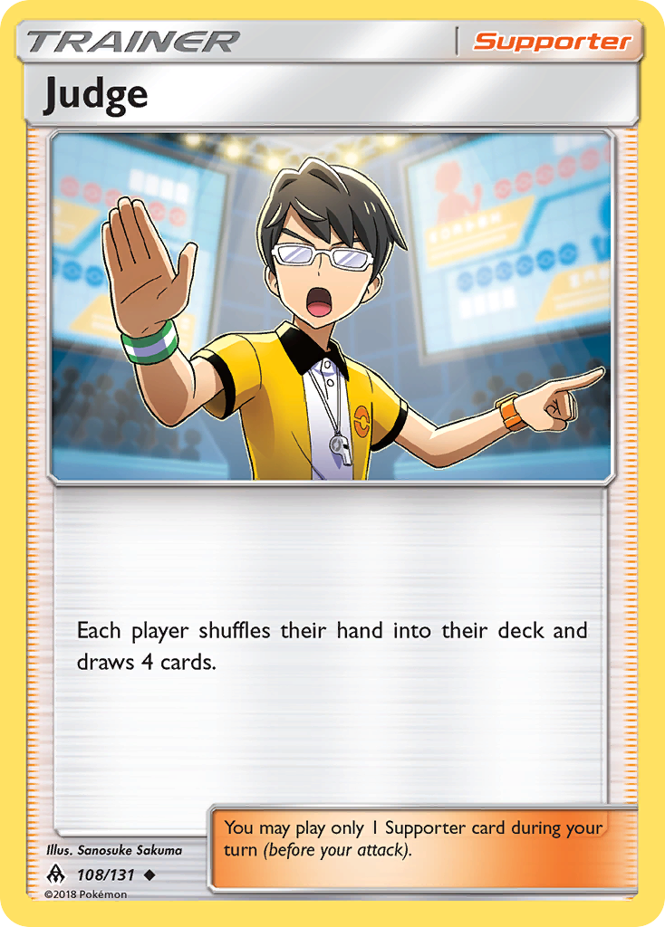 Judge (108/131) [Sun & Moon: Forbidden Light] | North Game Den