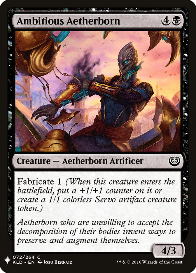 Ambitious Aetherborn [Mystery Booster] | North Game Den
