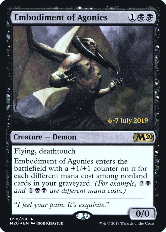 Embodiment of Agonies  [Core Set 2020 Prerelease Promos] | North Game Den