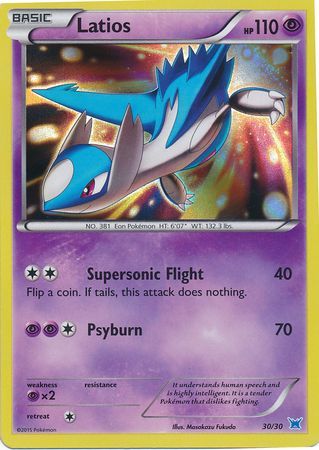 Latios (30/30) [XY: Trainer Kit 2 - Latios] | North Game Den