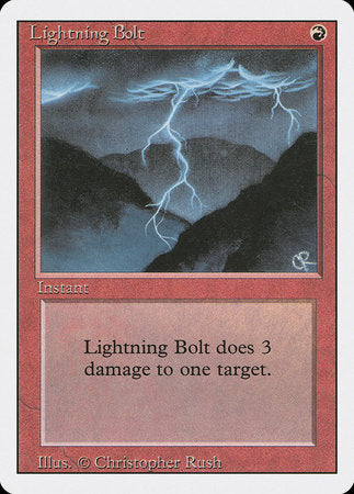 Lightning Bolt [Revised Edition] | North Game Den