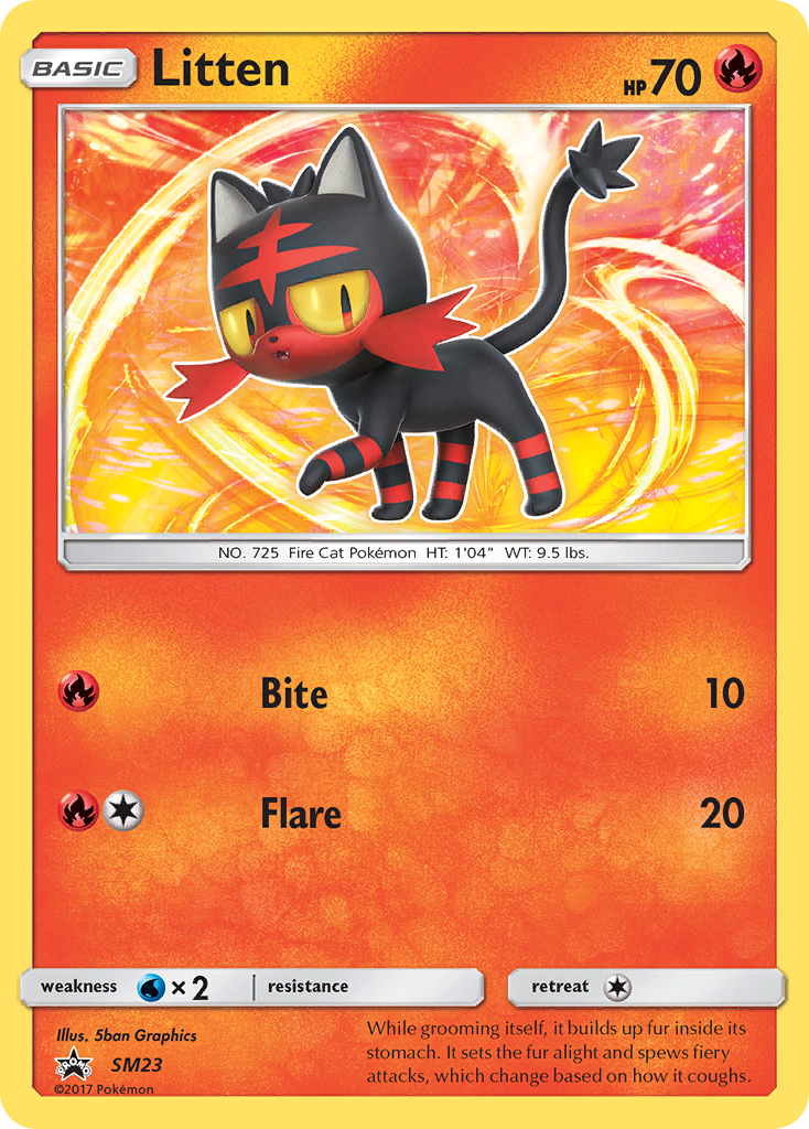 Litten (SM23) [Sun & Moon: Black Star Promos] | North Game Den