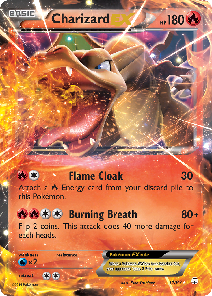 Charizard EX (11/83) [XY: Generations] | North Game Den