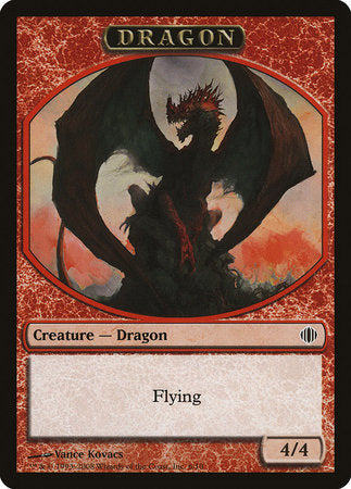 Dragon Token [Shards of Alara Tokens] | North Game Den