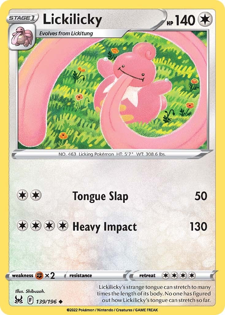 Lickilicky (139/196) [Sword & Shield: Lost Origin] | North Game Den