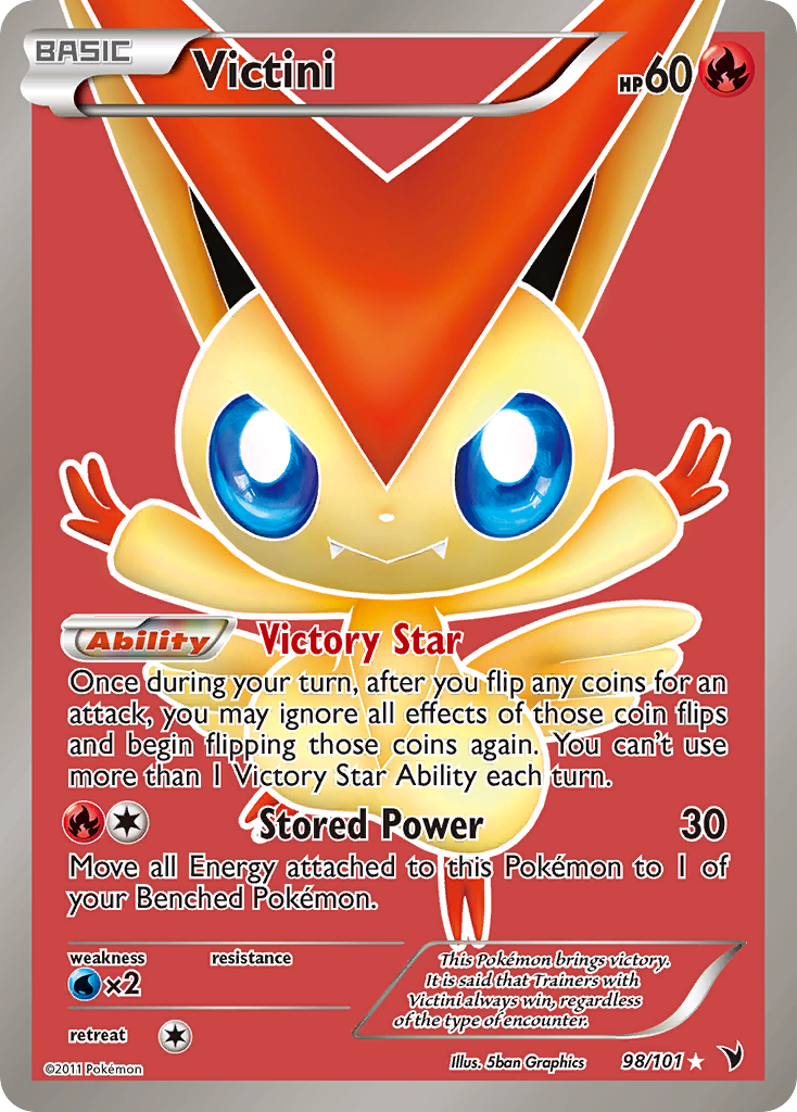 Victini (98/101) [Black & White: Noble Victories] | North Game Den