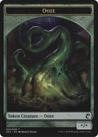 Ooze // Frog Lizard Token [Ravnica Allegiance: Guild Kits] | North Game Den