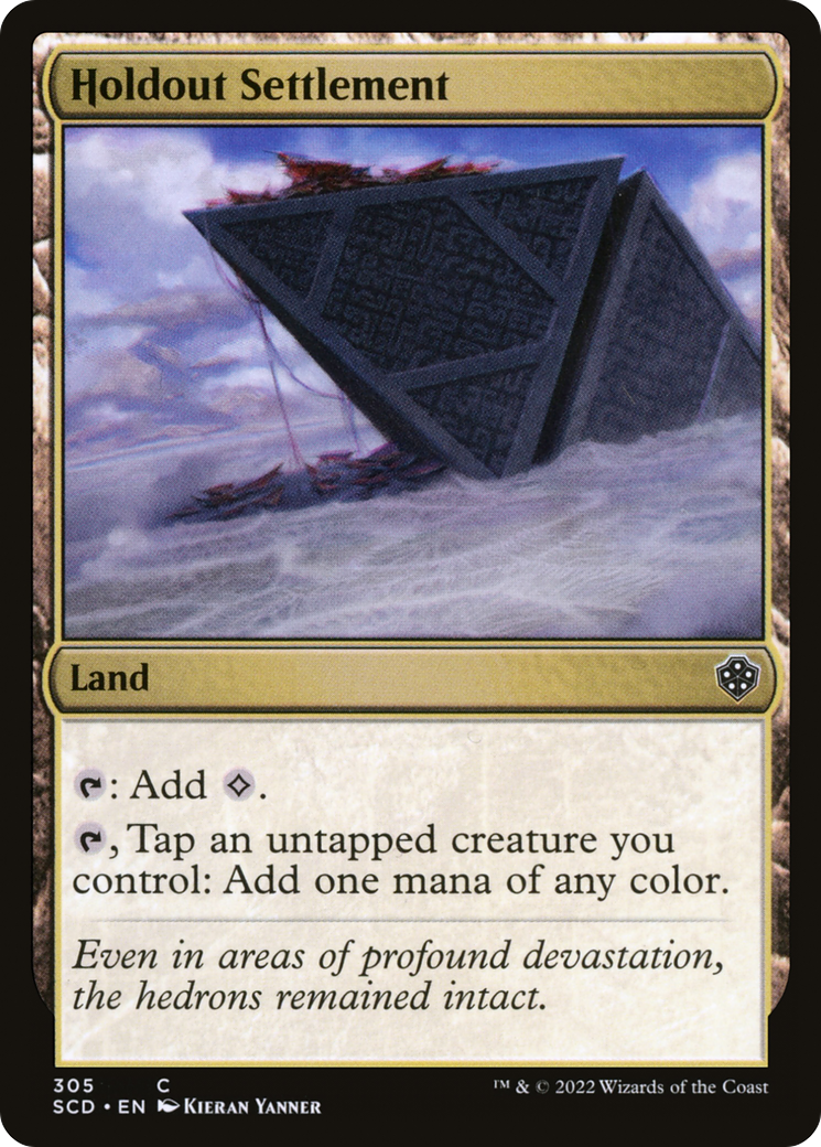 Holdout Settlement [Starter Commander Decks] | North Game Den