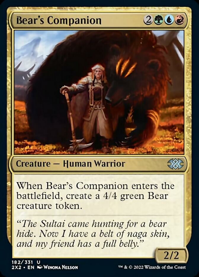 Bear's Companion [Double Masters 2022] | North Game Den