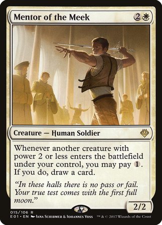 Mentor of the Meek [Archenemy: Nicol Bolas] | North Game Den
