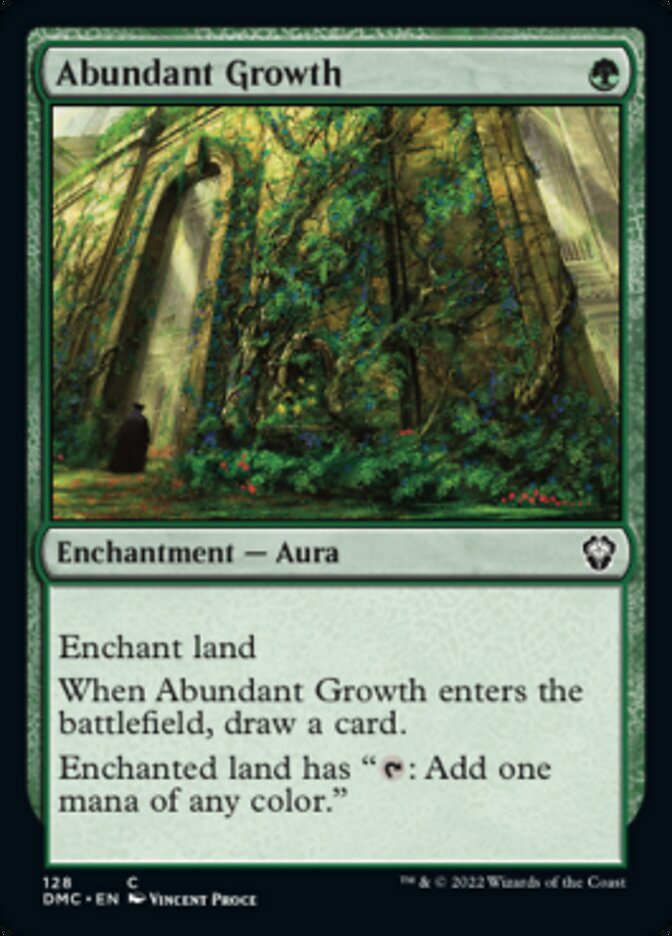 Abundant Growth [Dominaria United Commander] | North Game Den