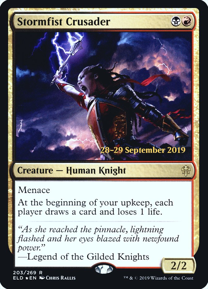 Stormfist Crusader  [Throne of Eldraine Prerelease Promos] | North Game Den