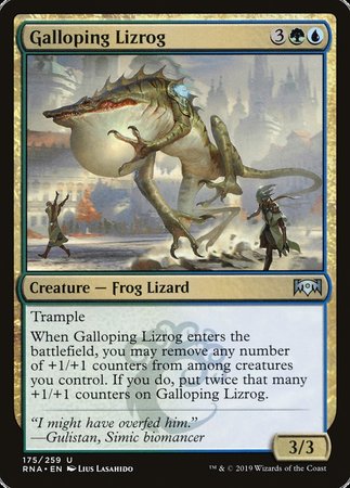 Galloping Lizrog [Ravnica Allegiance] | North Game Den