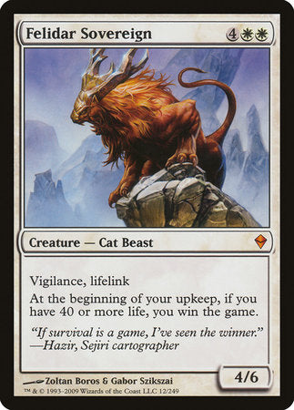 Felidar Sovereign [Zendikar] | North Game Den