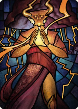 Najal, the Storm Runner Art Card [Dominaria United Art Series] | North Game Den