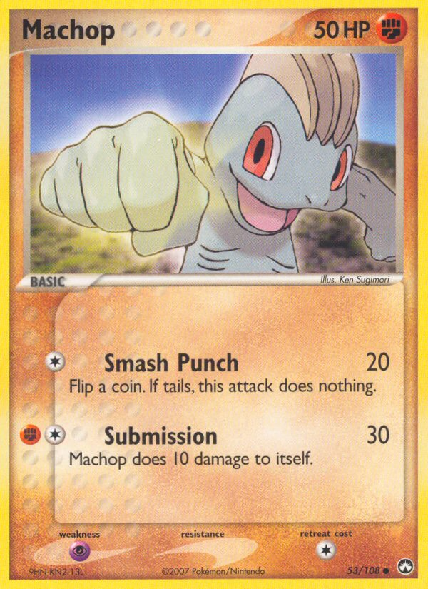 Machop (53/108) [EX: Power Keepers] | North Game Den