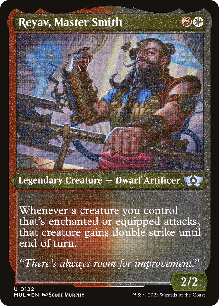 Reyav, Master Smith (Foil Etched) [Multiverse Legends] | North Game Den