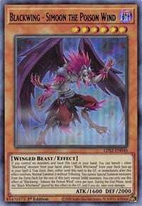 Blackwing - Simoon the Poison Wind (Purple) [LDS2-EN040] Ultra Rare | North Game Den