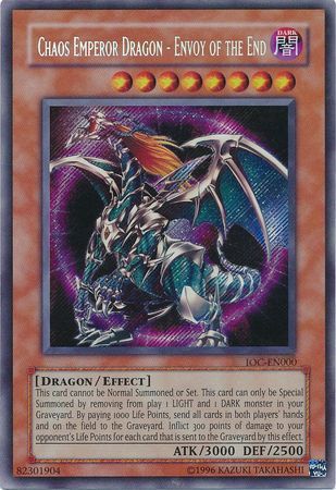 Chaos Emperor Dragon - Envoy of the End [IOC-EN000] Secret Rare | North Game Den