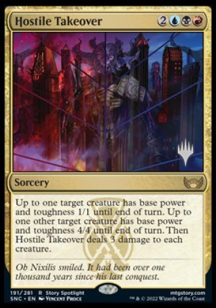 Hostile Takeover (Promo Pack) [Streets of New Capenna Promos] | North Game Den
