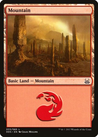 Mountain (33) [Duel Decks: Mind vs. Might] | North Game Den