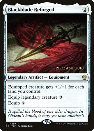 Blackblade Reforged [Dominaria Promos] | North Game Den