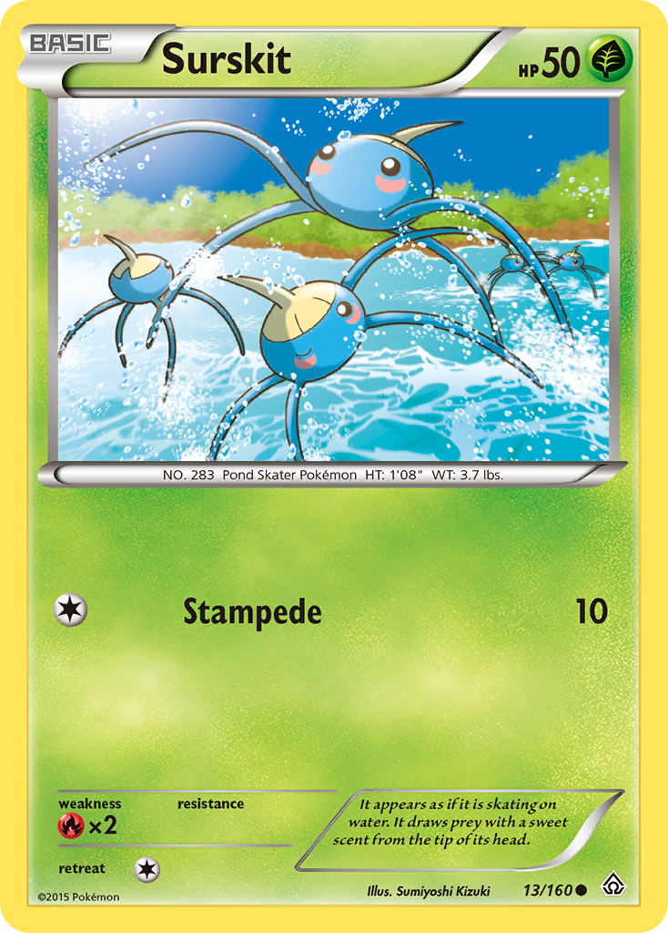 Surskit (13/160) [XY: Primal Clash] | North Game Den