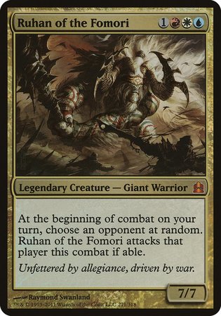 Ruhan of the Fomori (Oversized) [Commander 2011 Oversized] | North Game Den