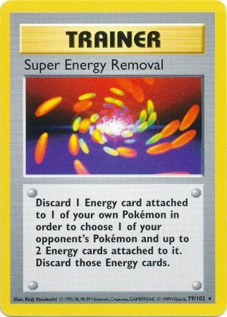 Super Energy Removal (79/102) [Base Set Shadowless Unlimited] | North Game Den