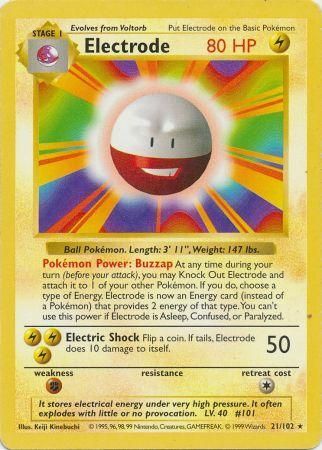 Electrode (21/102) [Base Set Shadowless Unlimited] | North Game Den