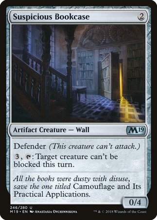 Suspicious Bookcase [Core Set 2019] | North Game Den