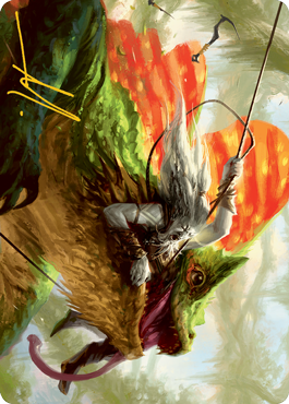 Captured by Lagacs Art Card (Gold-Stamped Signature) [Modern Horizons 2 Art Series] | North Game Den