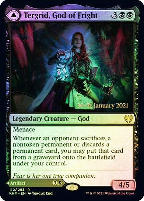 Tergrid, God of Fright // Tergrid's Lantern  [Kaldheim Prerelease Promos] | North Game Den