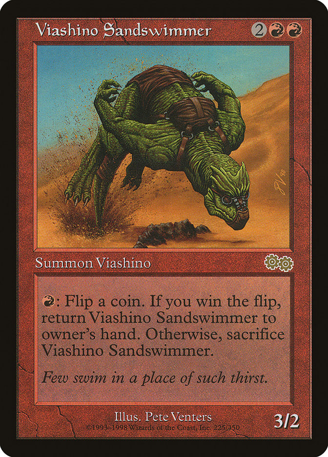 Viashino Sandswimmer [Urza's Saga] | North Game Den