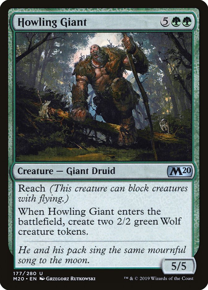 Howling Giant [Core Set 2020] | North Game Den