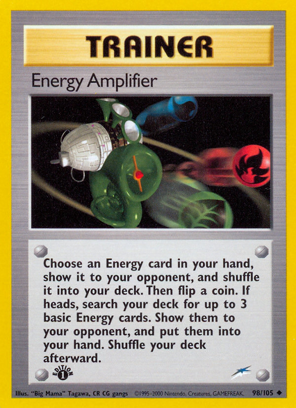 Energy Amplifier (98/105) [Neo Destiny 1st Edition] | North Game Den