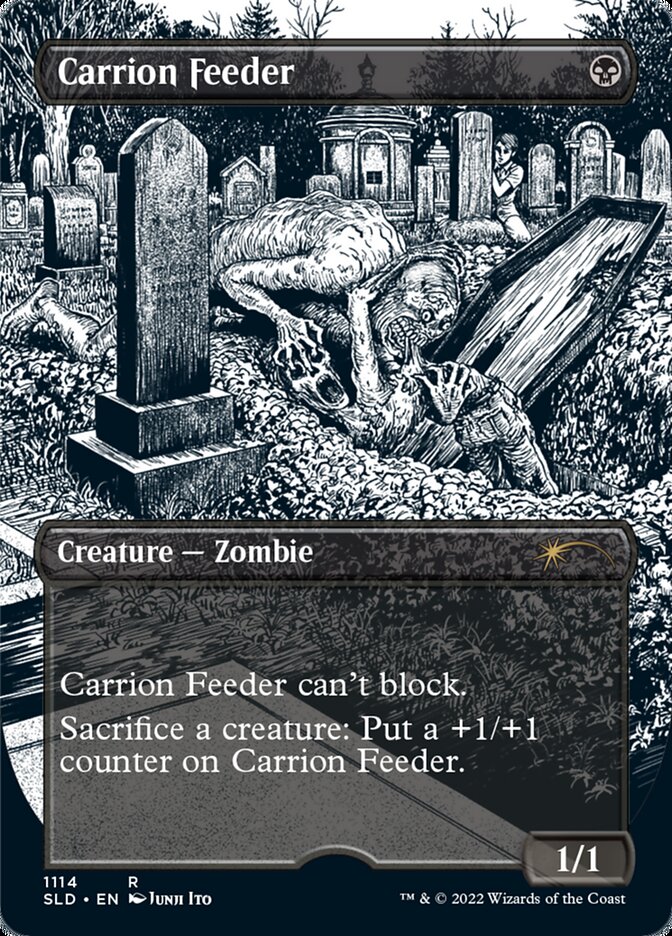 Carrion Feeder (Borderless Etched Foil) [Secret Lair Drop Series] | North Game Den