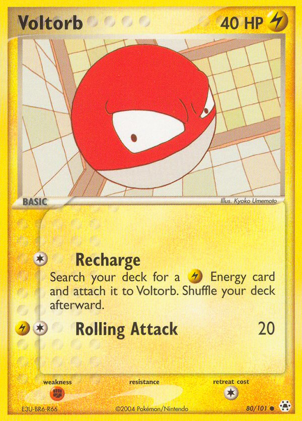 Voltorb (80/101) [EX: Hidden Legends] | North Game Den