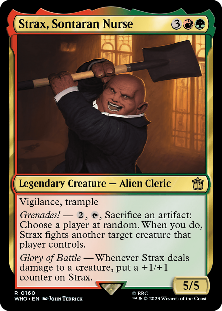 Strax, Sontaran Nurse [Doctor Who] | North Game Den