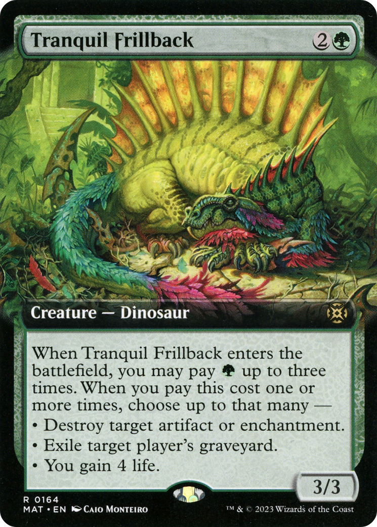 Tranquil Frillback (Extended Art) [March of the Machine: The Aftermath] | North Game Den