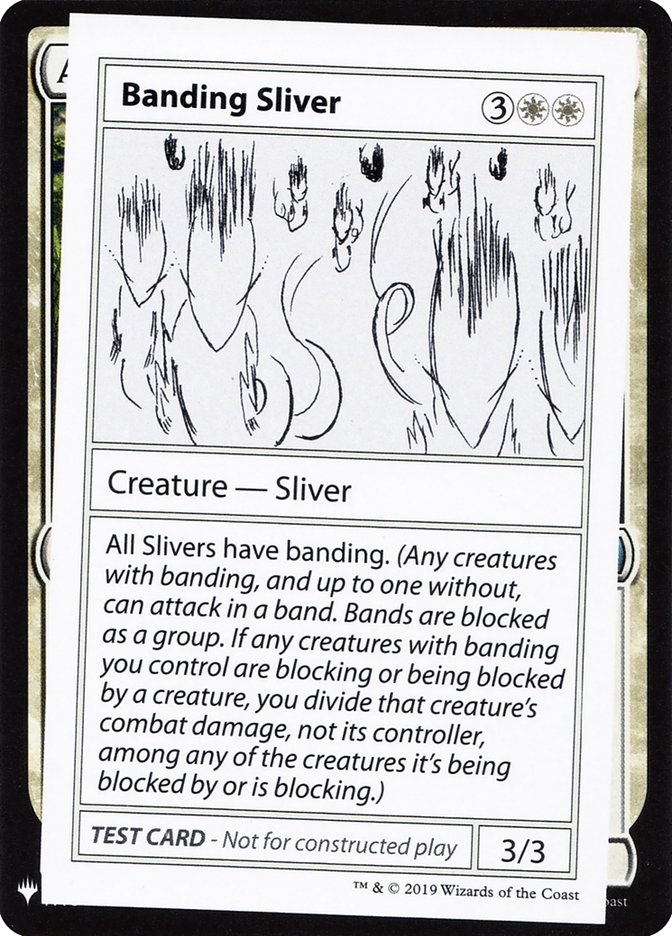 Banding Sliver [Mystery Booster Playtest Cards] | North Game Den