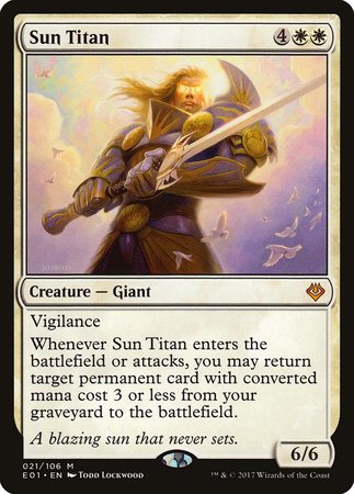 Sun Titan [Archenemy: Nicol Bolas] | North Game Den