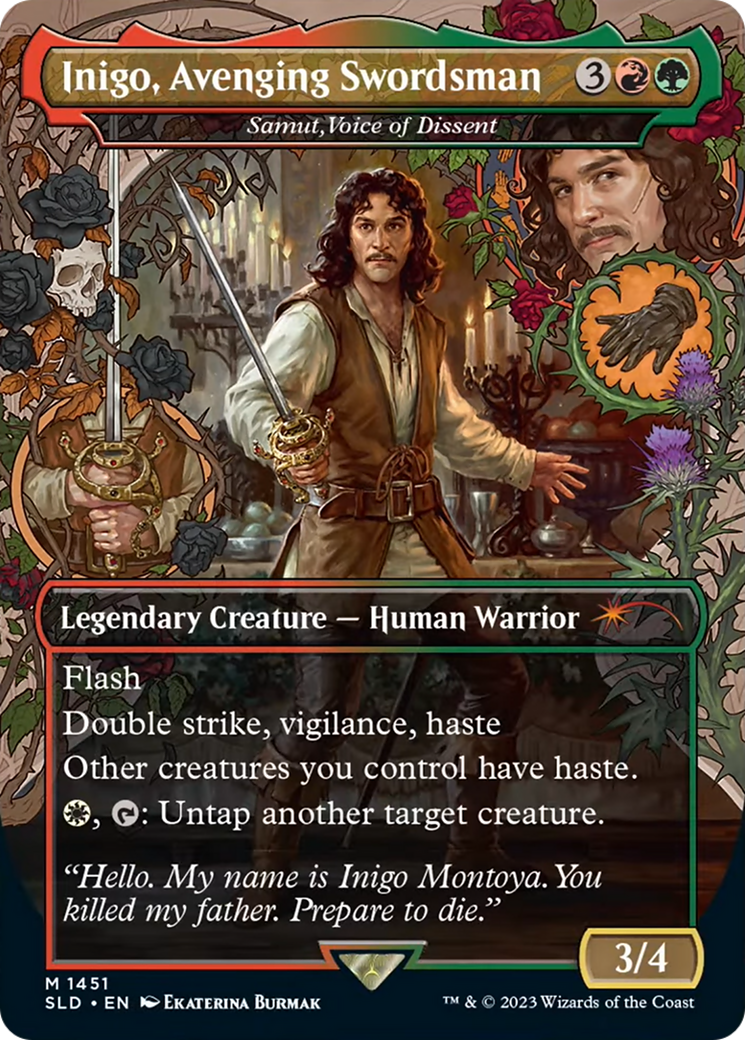 Inigo, Avenging Swordsman - Samut, Voice of Dissent [Secret Lair Drop Series] | North Game Den